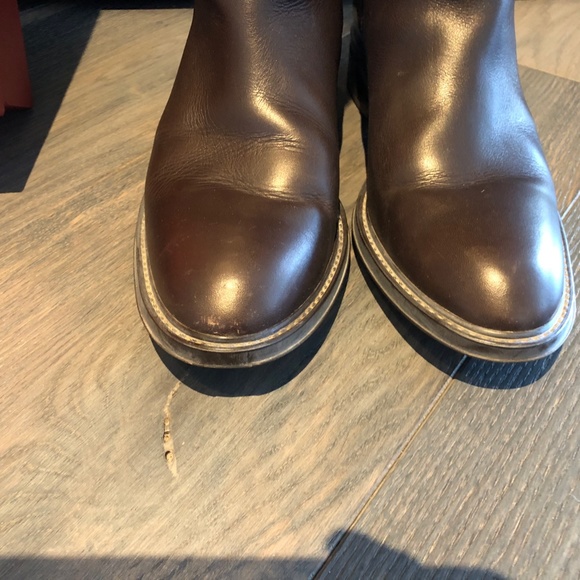 Salvatore Ferragamo brown leather boots - Picture 4 of 11